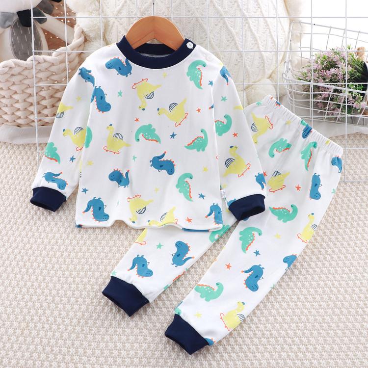 Children Pure Cotton Pajamas Set Home Clothes