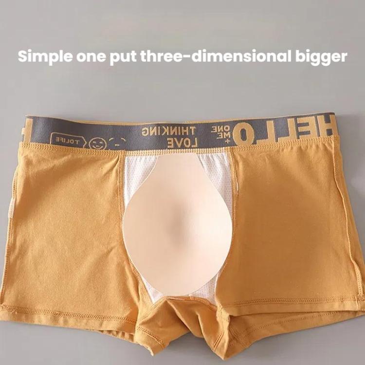 10pcs Men Front Crotch Underwear Swimming Trunks Breathable Shaping Sponge Pad