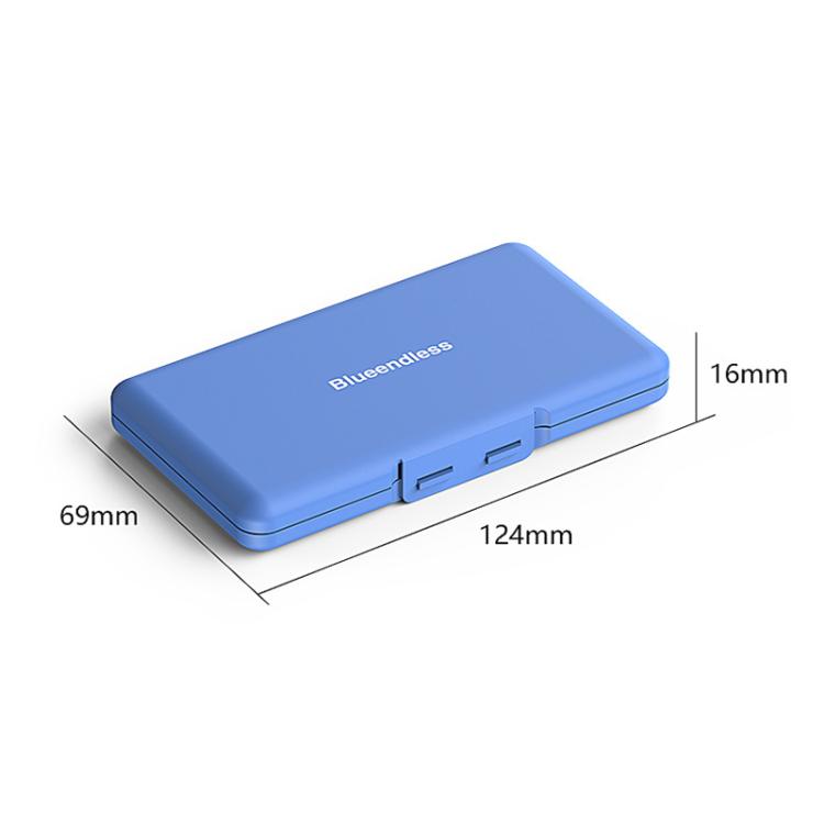 Blueendless M1 universāla M.2 SSD triecienizturīga un ūdensnecaurlaidīga uzglabāšanas kaste
