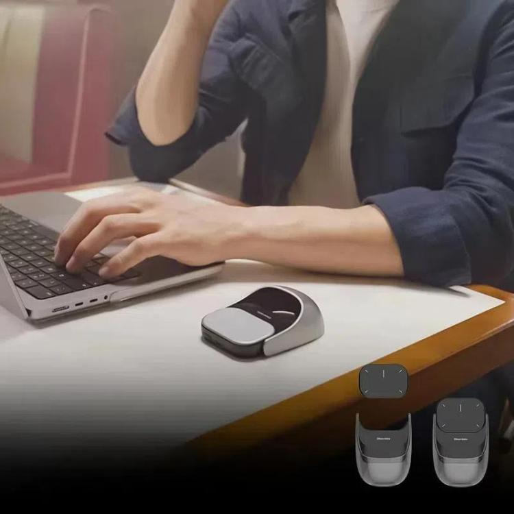 Cheerdots 2 viedā magnētiskā sadalītā gaisa pele ar bezvadu uzlādi, Bluetooth divu režīmu pele