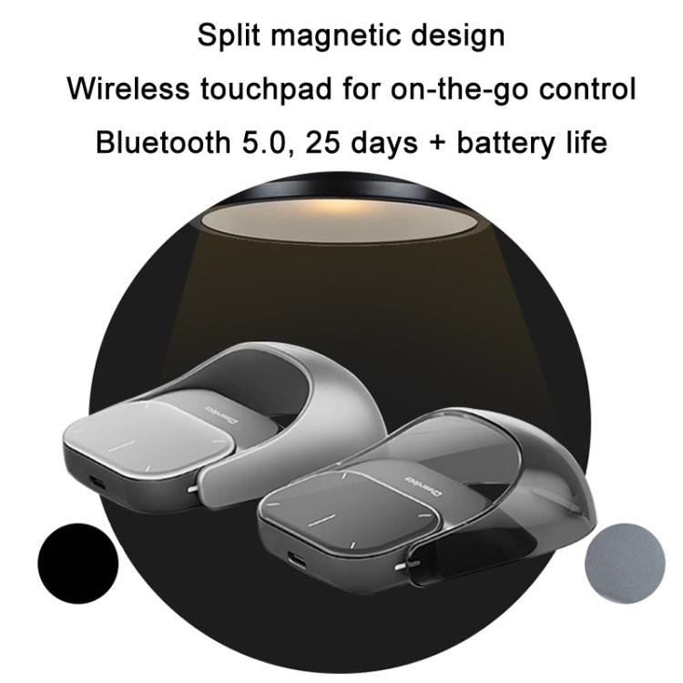 Cheerdots 2 viedā magnētiskā sadalītā gaisa pele ar bezvadu uzlādi, Bluetooth divu režīmu pele