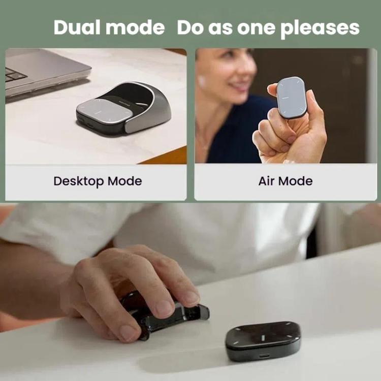 Cheerdots 2 viedā magnētiskā sadalītā gaisa pele ar bezvadu uzlādi, Bluetooth divu režīmu pele