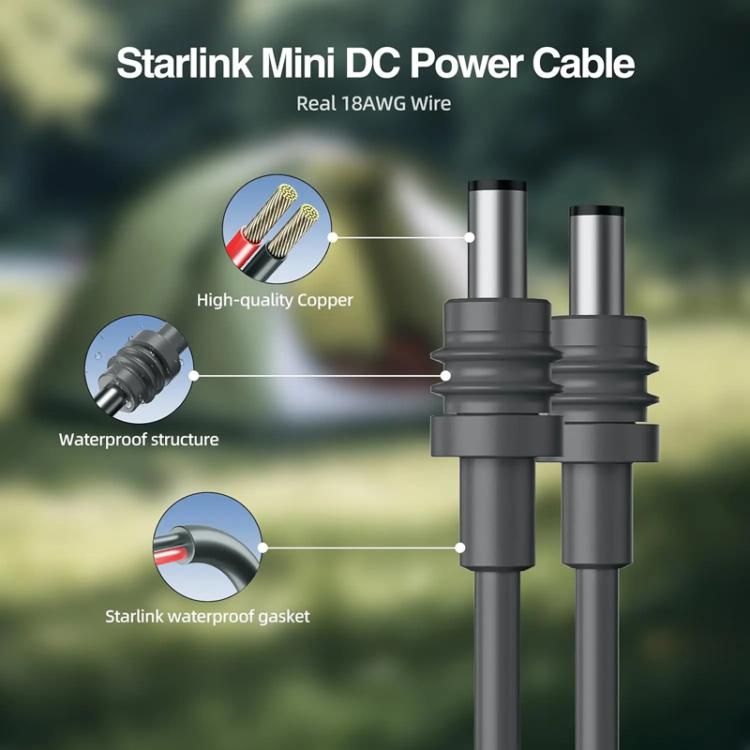 Mini 5,5 x 2,1 mm līdzstrāvas un līdzstrāvas barošanas kabelis