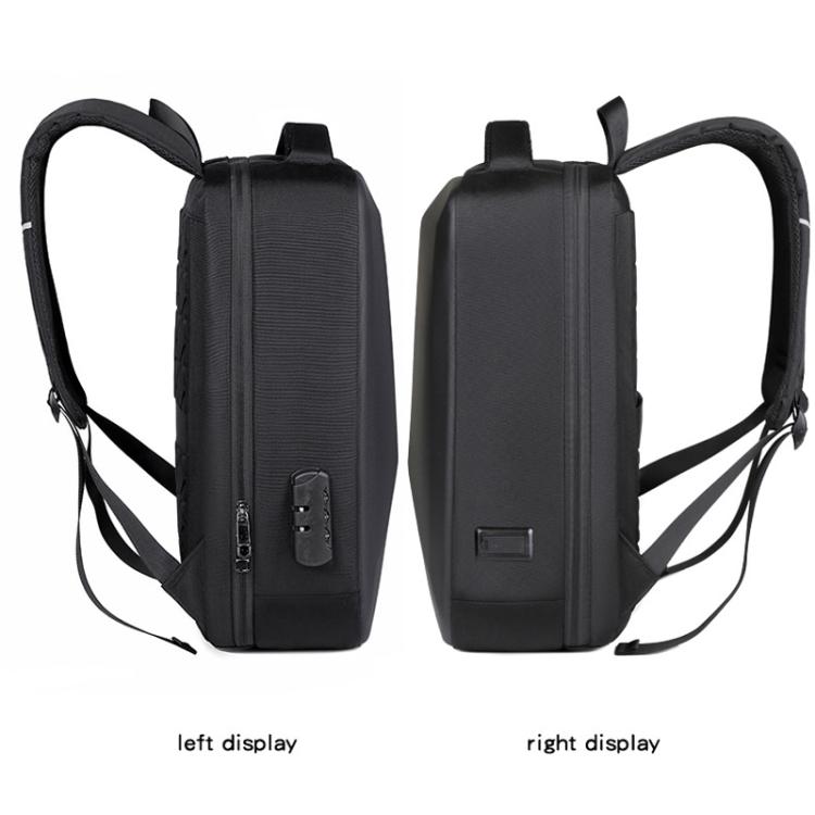17.3-18 Inch Hard Shell Laptop Backpack with USB+Type-C Charging Ports Unisex Anti-Theft Business Travel Bag