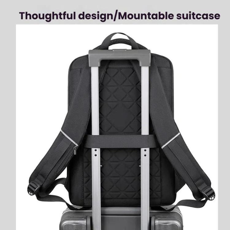 17.3-18 Inch Hard Shell Laptop Backpack with USB+Type-C Charging Ports Unisex Anti-Theft Business Travel Bag