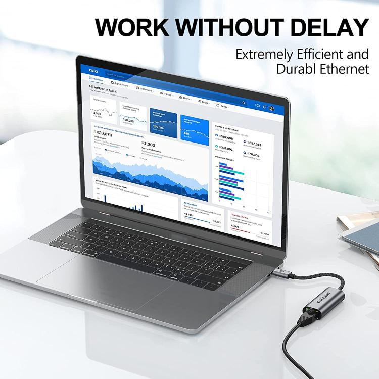 LAN-конвертер, гигабитный Ethernet-адаптер для ноутбука, ПК, смартфона, Plug & Play, длина кабеля 15 см