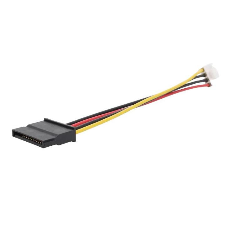 DVR barošanas kabelis 4P uz SATA 15P HDD kabeli
