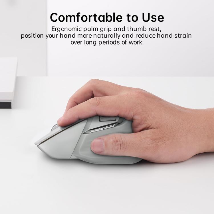 Rapoo bezvadu trīskāršā režīma peles ergonomiska galda datora klēpjdatora biznesa biroja pele