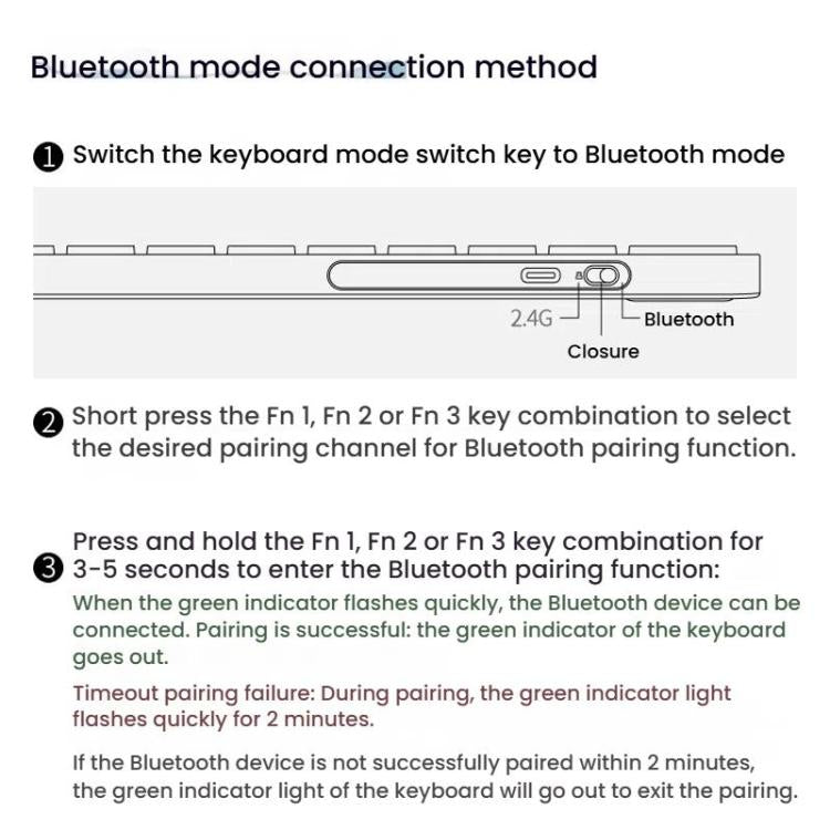 Беспроводная клавиатура Rapoo E9050L с тремя режимами Bluetooth. Бесшумная клавиатура для ноутбука.