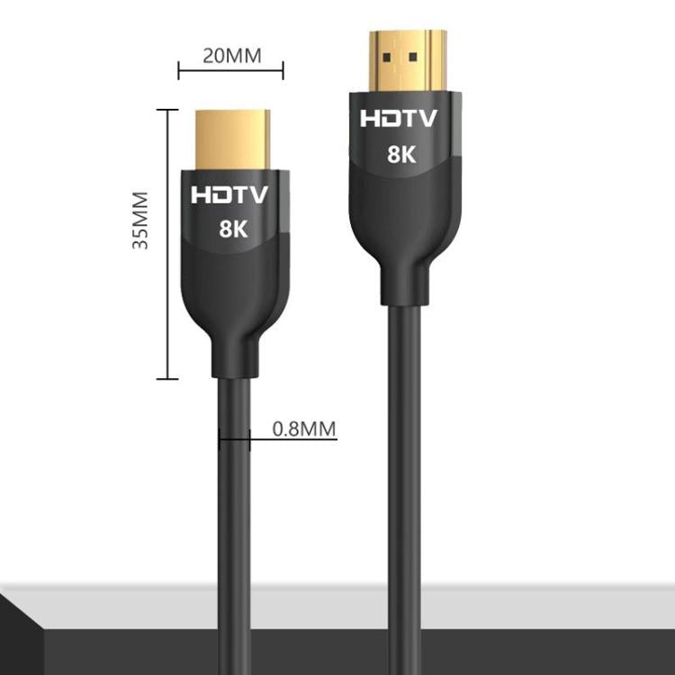VegGieg W-H114 HDMI 2.1 HD kabelis 8K 60Hz TV dekoderis datora monitors projekcijas video kabelis