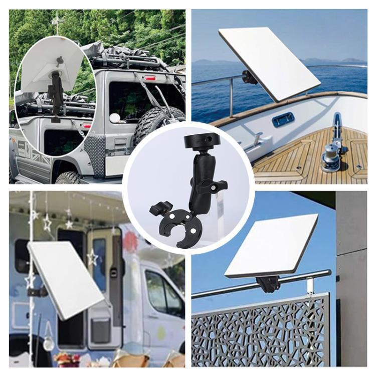 For Starlink Mini Aluminium Alloy Bracket Adapter Heavy Duty Clamp Bracket, S8600