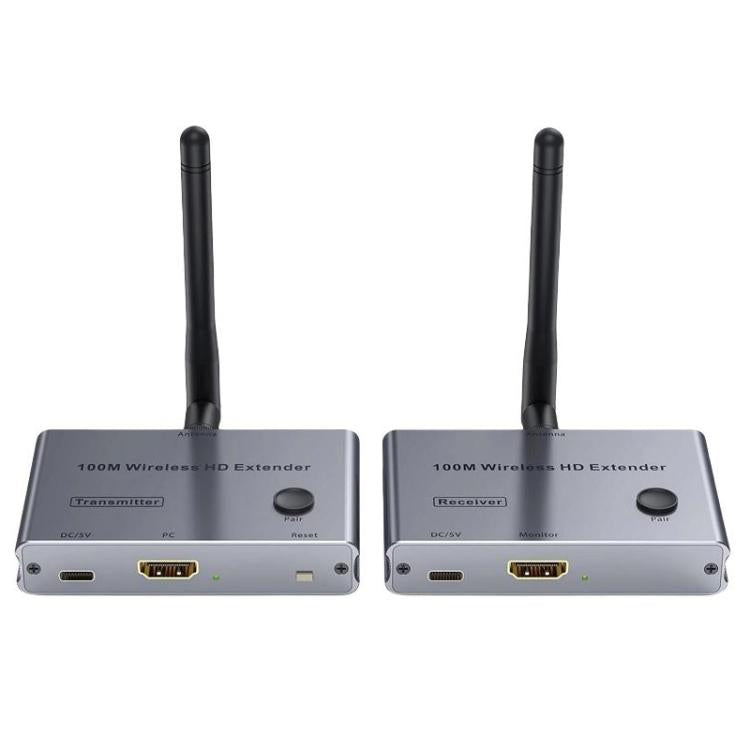 2 vienā 4K 30Hz bezvadu HDMI paplašinātājs 100m punkta-punkta HD video raidītājs, raidītājs+uztvērējs