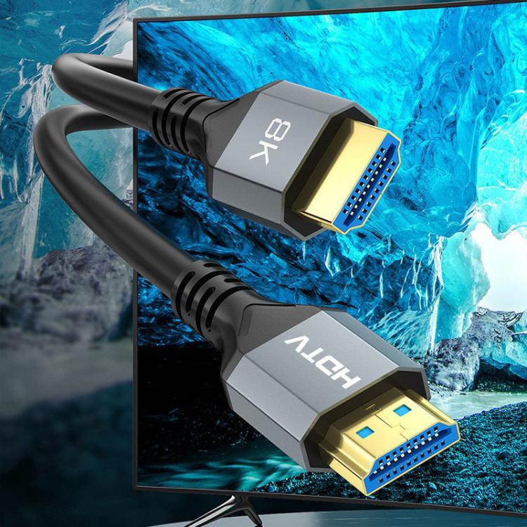 Кабель HDMI 2.1 «папа-папа» 8K HD для подключения к компьютеру, ноутбуку, монитору, телевизору