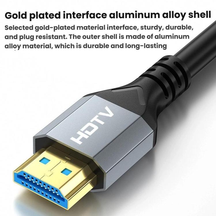 Кабель HDMI 2.1 «папа-папа» 8K HD для подключения к компьютеру, ноутбуку, монитору, телевизору