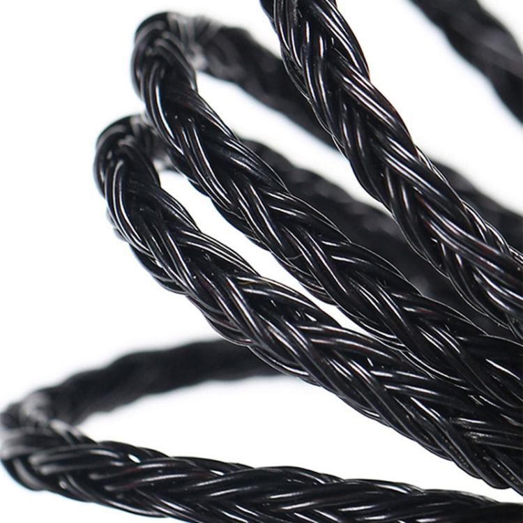 1.2m 8 Core Single Crystal Copper Silver Plated MMCX Headphone Upgrade Cable, For Shure SE215 / SE535 / SE846 / UE900