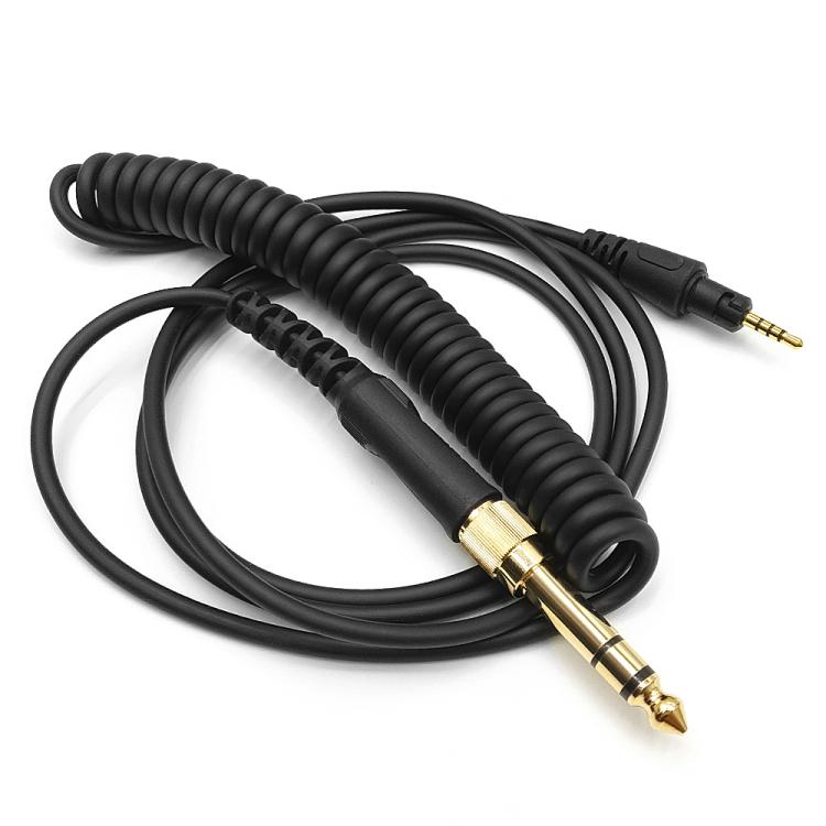 1,2 m austiņu atsperes audio kabelis, paredzēts Pioneer HDJ-CUE1 / HDJ-X7 / HDJ-S7 / HDJ-X5 / HDJ-S7