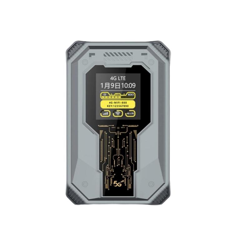 Портативный карманный роутер M20 4G/5G WiFi, скорость 300 Мбит/с, SIM-карта разблокирована, дисплей времени, аккумулятор ёмкостью 4000 мА·ч