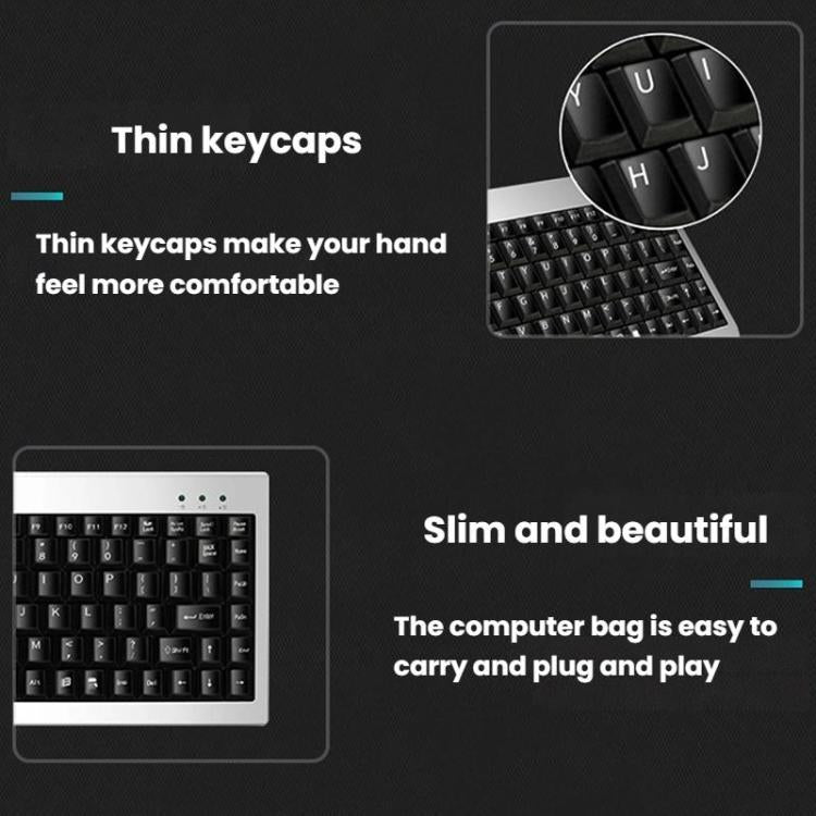 Little Kangaroo DS-9821 DS-911 Laptop Industrial Wired Keyboard And Mouse Set