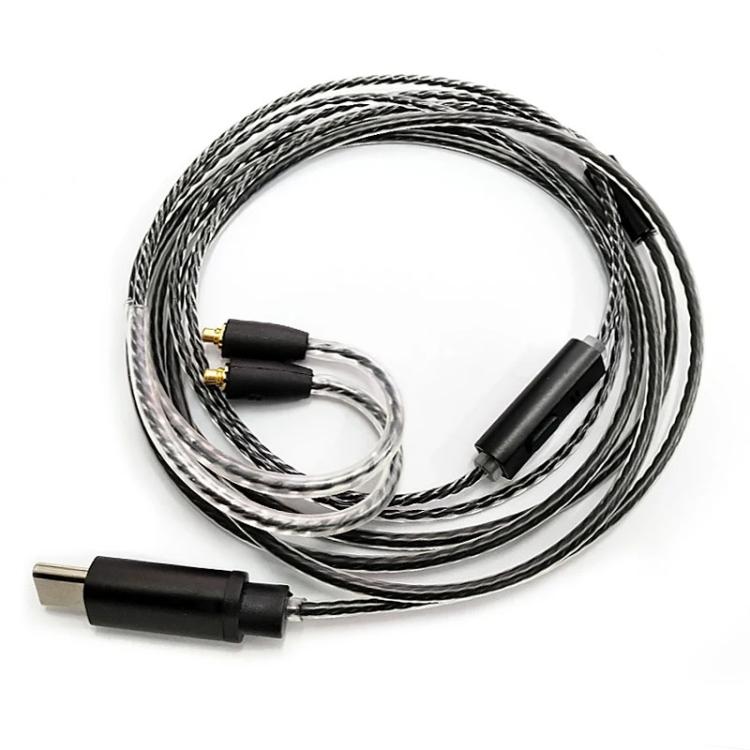 Кабель для наушников Type-C - MMCX длиной 1,2 м для Shure SE215 / SE315 / SE425 / SE535 / SE846