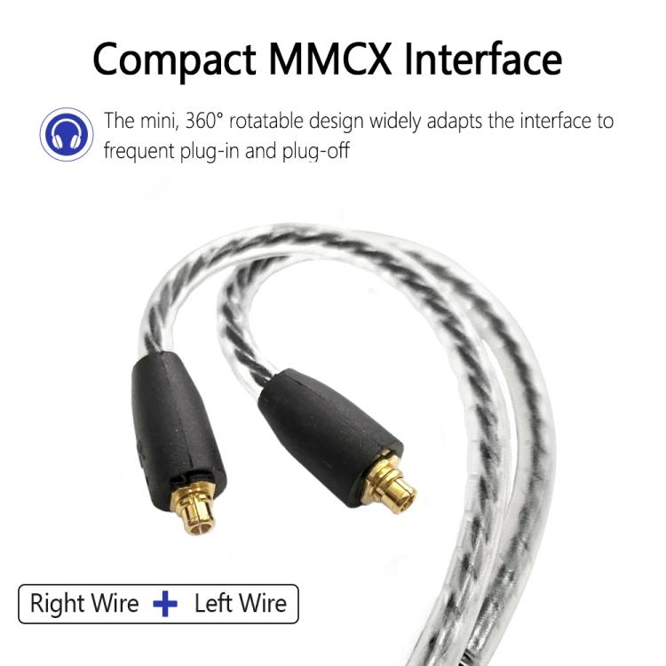 Кабель для наушников Type-C - MMCX длиной 1,2 м для Shure SE215 / SE315 / SE425 / SE535 / SE846