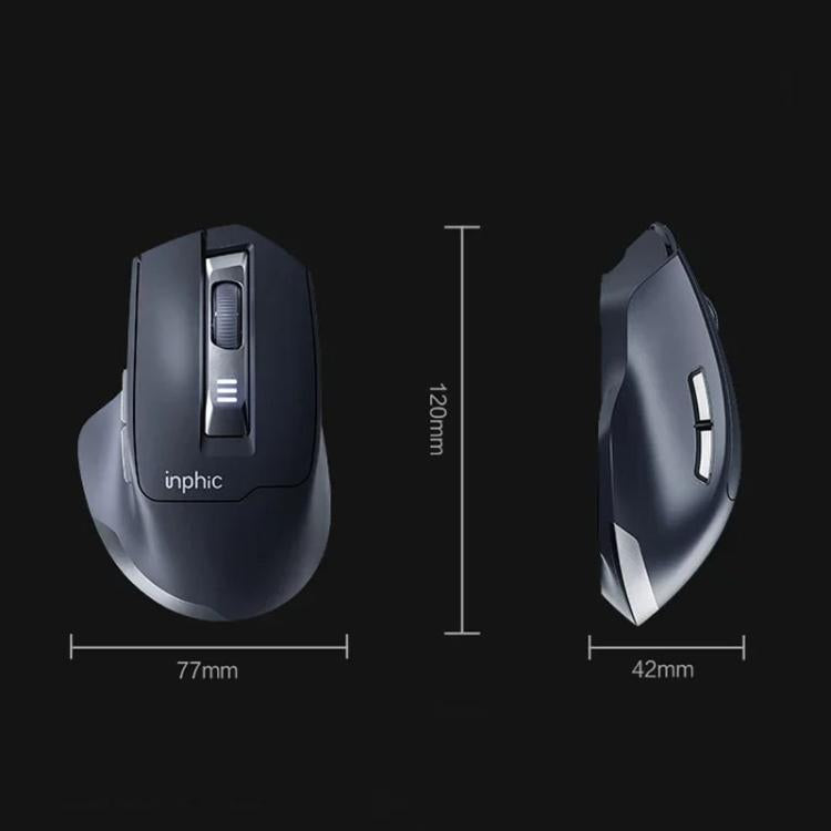 Беспроводная мышь Inphic M9 2.4G для бизнеса, офиса, дома, эргономичная, беззвучная, компьютерная мышь