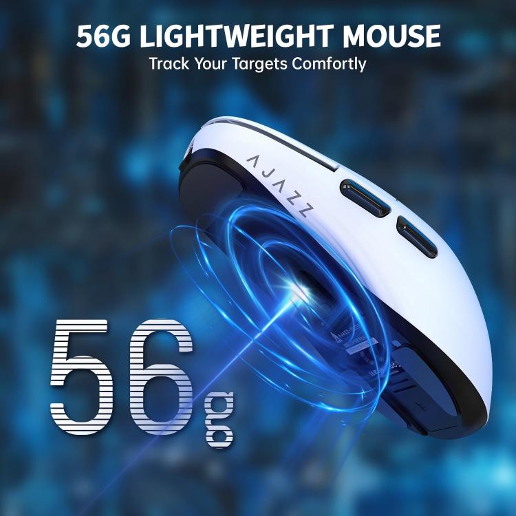 Ajazz 2.4G / Wired Dual Mode Gaming Mouse PAW3395 Chip
