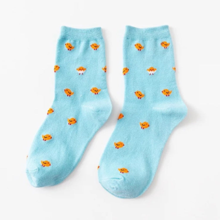 Animal Cartoon Cat Lovely for Women Cotton Socks
