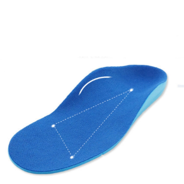 PU Breathable Children Flat Feet Eight-foot Orthopedic Insoles