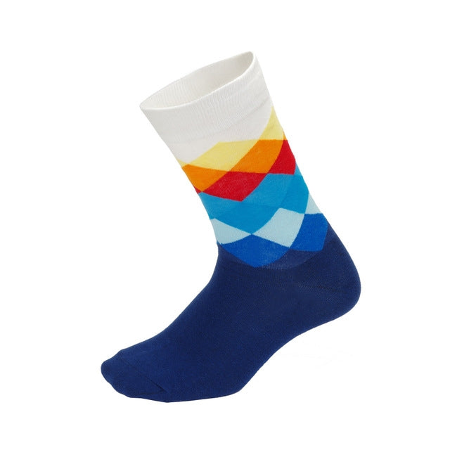 3 Pais Colorful Men Sport Running Wearproof Breathable Riding Hiking Socks