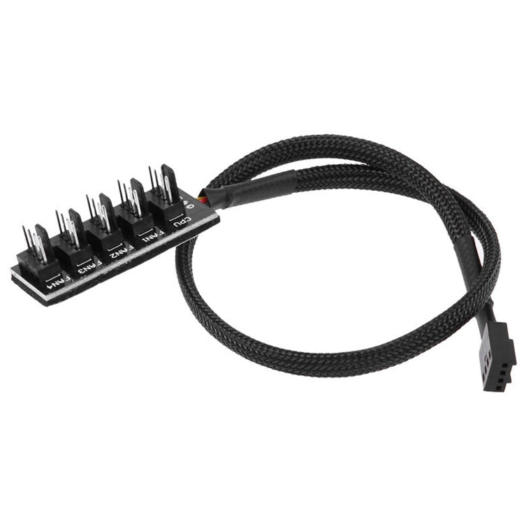 2 PCS Computer Fan PWM Hub Computer Chassis Fan Hub