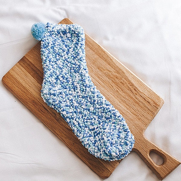 Christmas Women Fluffy Socks Warm Winter Cosy Lounge Socks