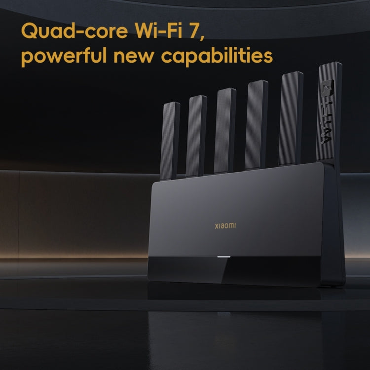 Xiaomi maršrutētājs BE6500 WiFi 7 2.4GHz 5.0GHz divjoslu 4 kodolu 2.5G ports, ASV spraudnis