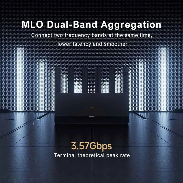Xiaomi maršrutētājs BE6500 WiFi 7 2.4GHz 5.0GHz divjoslu 4 kodolu 2.5G ports, ASV spraudnis