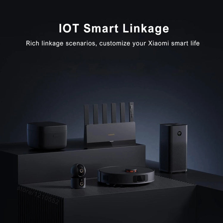 Xiaomi maršrutētājs BE6500 WiFi 7 2.4GHz 5.0GHz divjoslu 4 kodolu 2.5G ports, ASV spraudnis