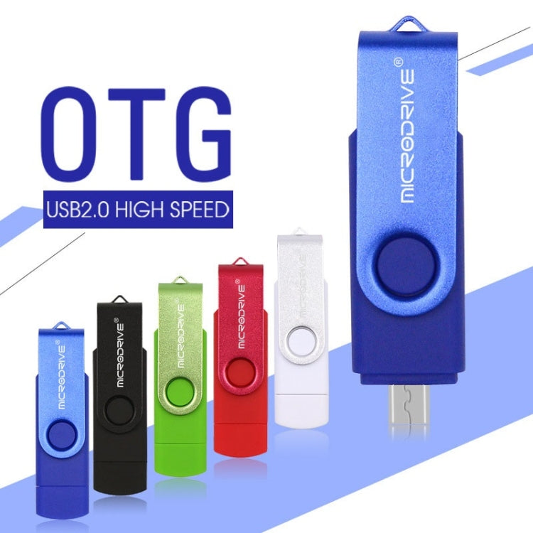 MicroDrive 128 ГБ USB 2.0 телефон и компьютер двойного назначения вращающийся OTG металлический U-диск