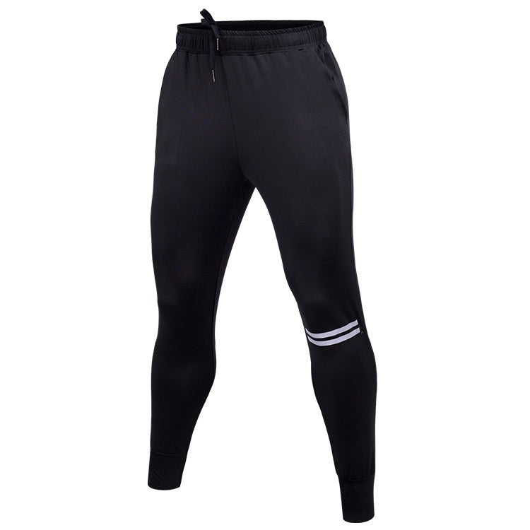 SIGETU Men Quick-drying Elastic Sport Pants (Color:Black Size:S)