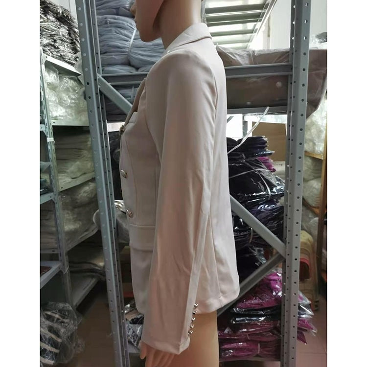 Solid Color Slim Long-sleeved Cardigan Short Suit Jacket for Ladies