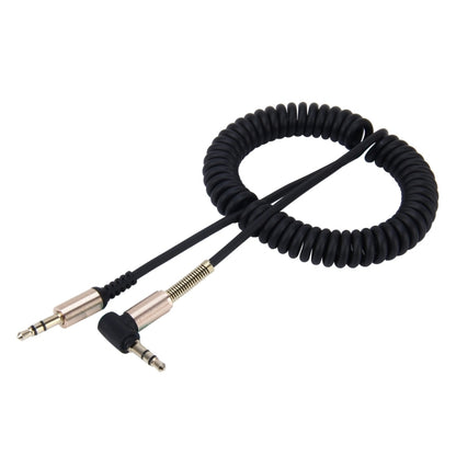 3,5 mm 3 polu vīriešu-vīriešu spraudnis Audio AUX ievelkams spirālveida kabelis, garums: 1,5 m