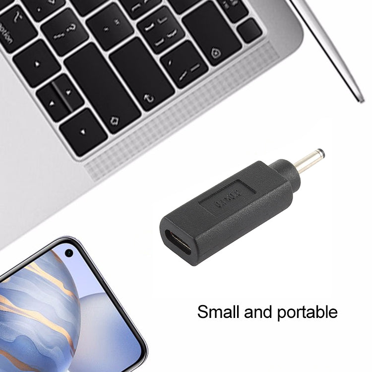 Переходник USB-C / Type-C (мама) на штекер 3,0 x 1,0 мм