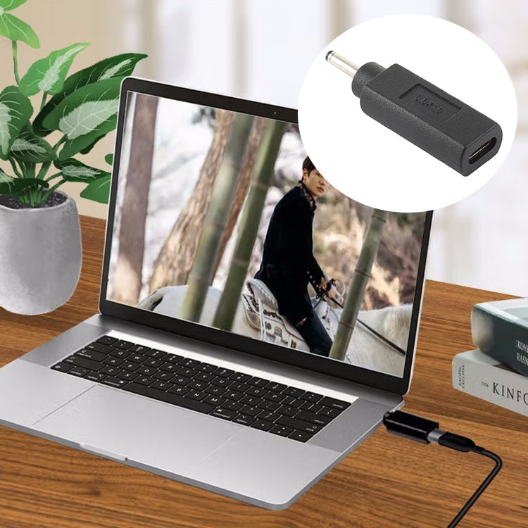 Переходник USB-C / Type-C (мама) на штекер 3,0 x 1,0 мм