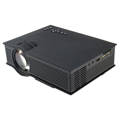 Цифровой светодиодный проектор UC68 HD 800 x 480 с яркостью 1200 люмен и дистанционным управлением, поддержкой USB / SD / VGA / HDMI