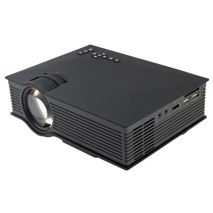 Цифровой светодиодный проектор UC68 HD 800 x 480 с яркостью 1200 люмен и дистанционным управлением, поддержкой USB / SD / VGA / HDMI