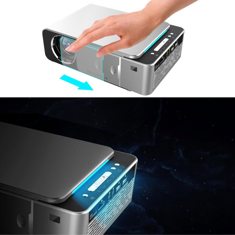 T6 3500ansi Lumens 1080p LCD mini teātra projektors, standarta versija, ASV spraudnis
