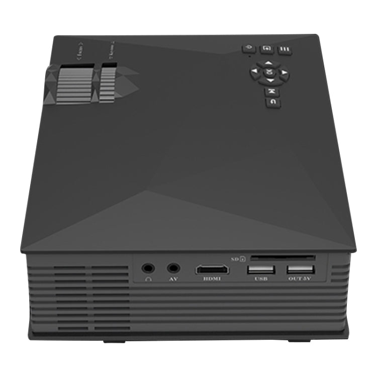 UC68 80ANSI 800x400 домашний кинотеатр мультимедийный HD 1080P светодиодный проектор, поддержка USB/SD/HDMI/VGA/IR