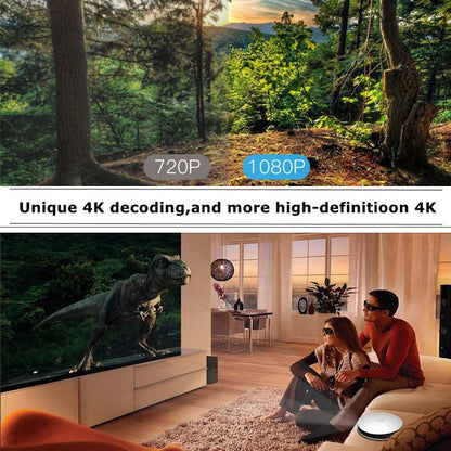 Wejoy DL-S9 220 люмен 1280x720 720P Android 6.0 HD Bluetooth WiFi Smart Laser 3D проектор, поддержка HDMI / USB x 2 / TF карта