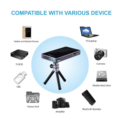 Миниатюрный портативный мультимедийный DLP-проектор P8I 854x480 100LM