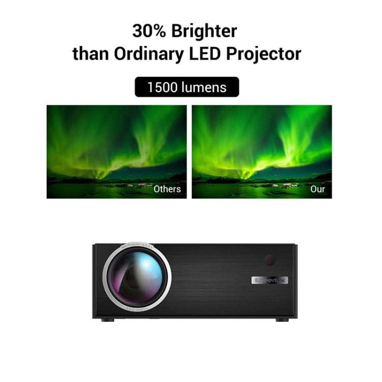 Cheerlux C7 1800 люмен 800 x 480 720P 1080P HD смарт-проектор, поддержка HDMI / USB / VGA / AV / SD