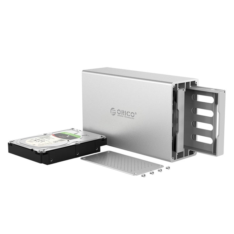 Корпус для жестких дисков и твердотельных накопителей ORICO Honeycomb Series WS200RC3 SATA 3,5 дюйма, 20 ТБ, USB 3.1, USB-C/Type-C, два отсека, алюминиевый сплав, с RAID