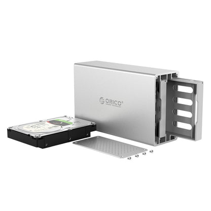 Корпус для жестких дисков и твердотельных накопителей ORICO Honeycomb Series WS200RC3 SATA 3,5 дюйма, 20 ТБ, USB 3.1, USB-C/Type-C, два отсека, алюминиевый сплав, с RAID