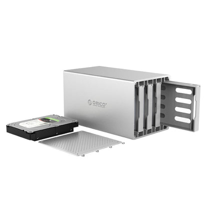Корпус из алюминиевого сплава ORICO Honeycomb Series WS400C3 SATA 3,5 дюйма, 40 ТБ, USB-C/Type-C, 4 отсека для жестких дисков и твердотельных накопителей